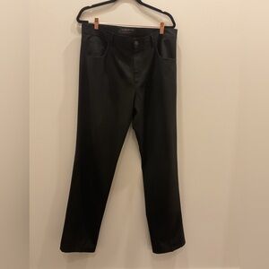 Alberto Stone Modern Fit Ceramica Black Dress Pants